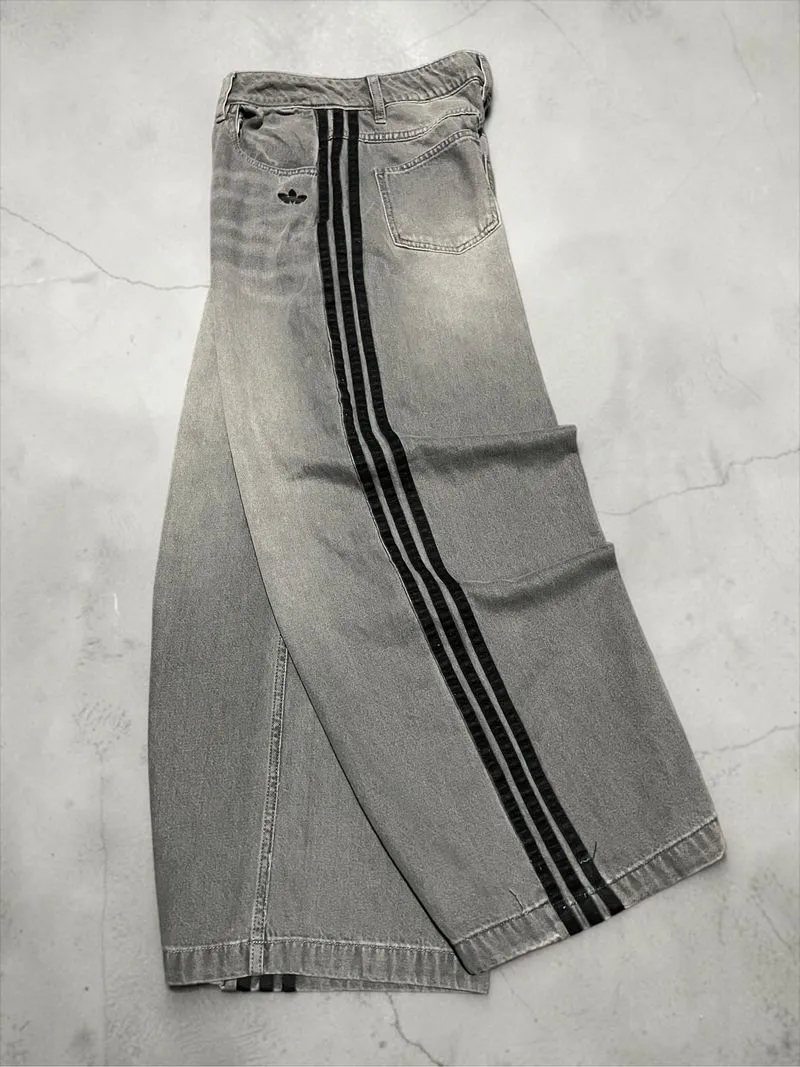 adidas adilenium denim pants photo 1