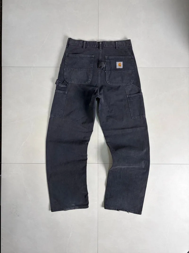 vintage carhartt E72WS carpenter charcoal photo 1