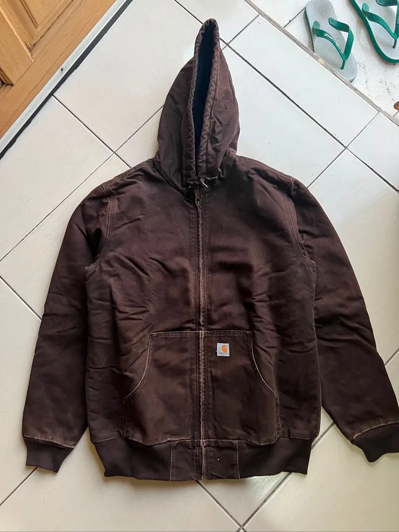 carhartt active jacket wj130 DKB size M photo 1