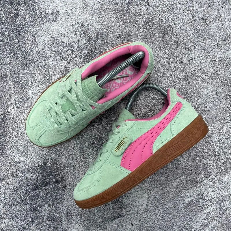 Puma Streetwear Sneakers Wanita green pink photo 1