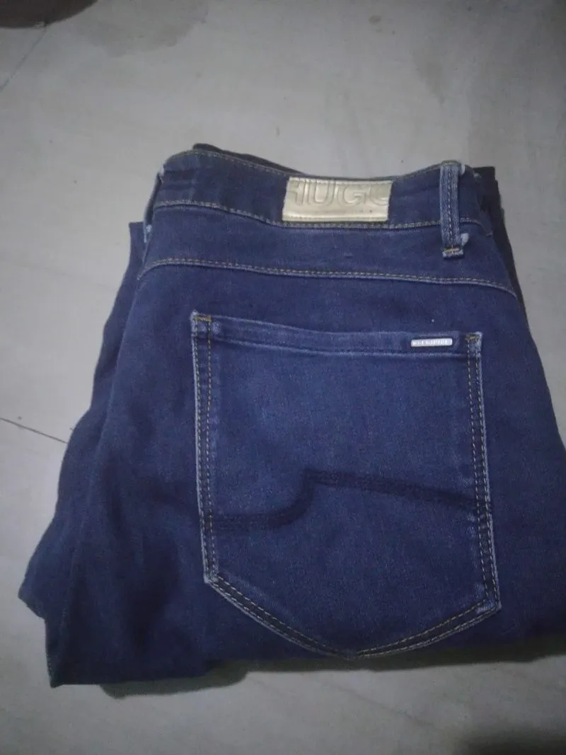 Hugo feminine denim celana panjang photo 1