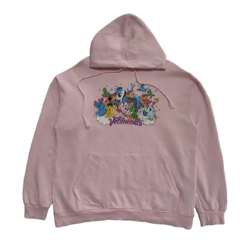 VETEMENTS Luxury Casual Hoody Wanita pink photo 1