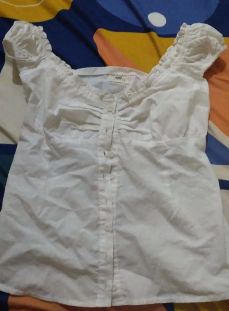 white babydoll top 𝜗ৎ  photo 1