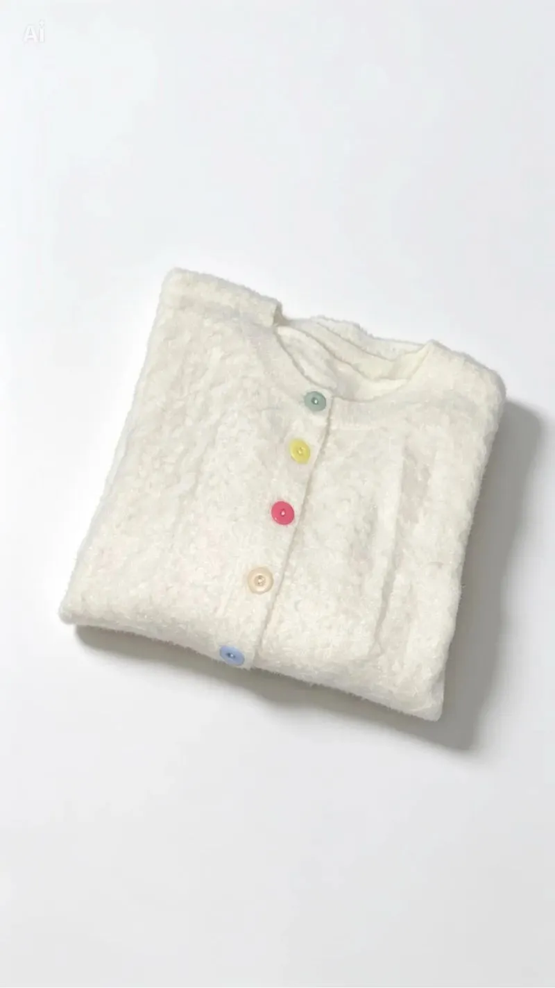 cardigan kancing warna warni  photo 1