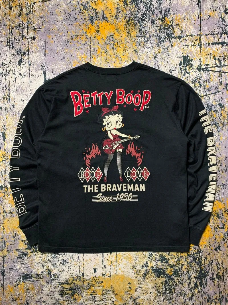 Kaos/Tshirt Long Sleeve Betty Boop x The Braveman photo 1
