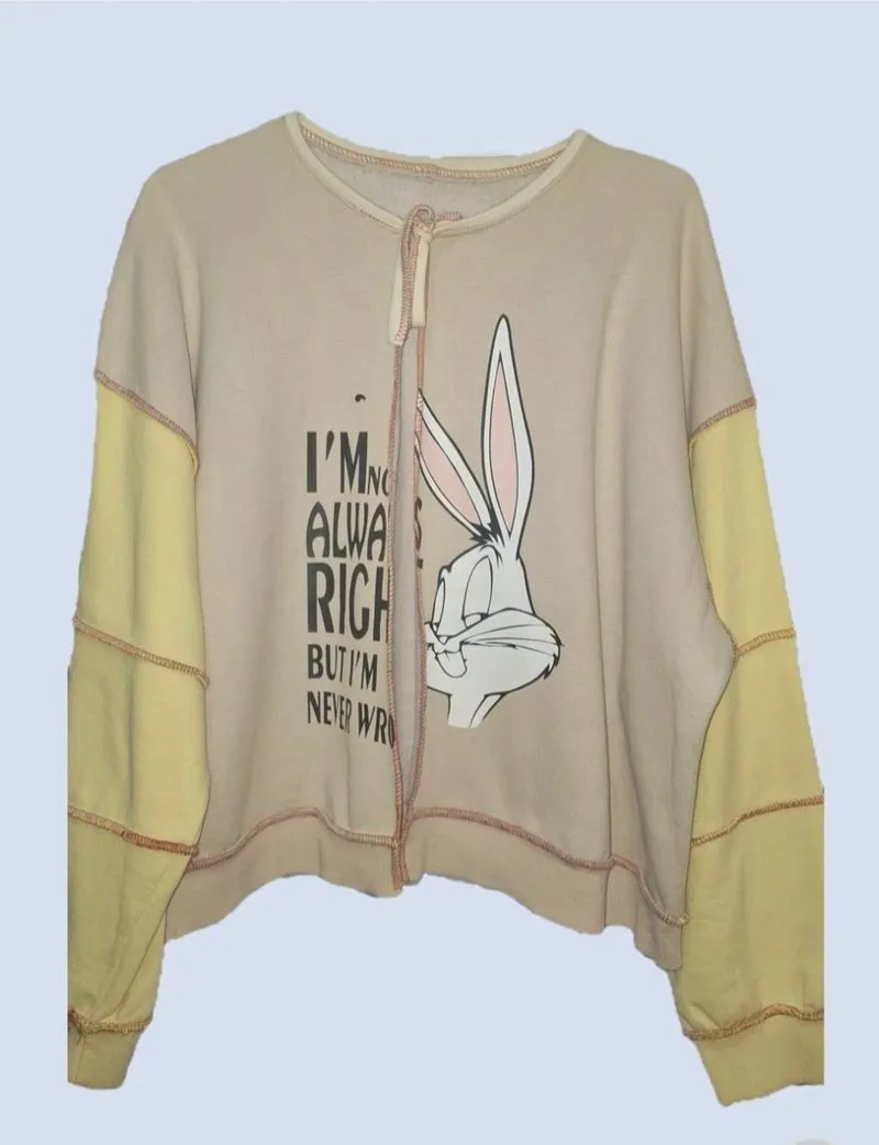 cardigan rework bunny photo 1