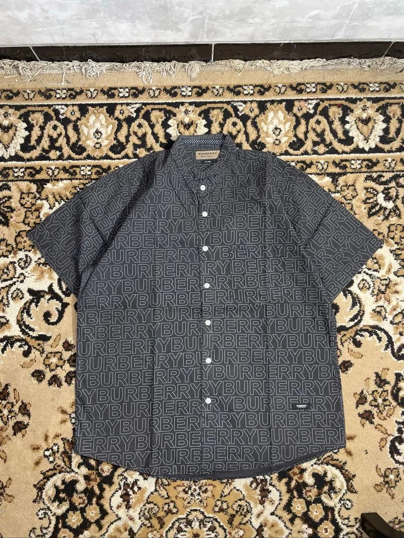 kemeja burberry full print photo 1