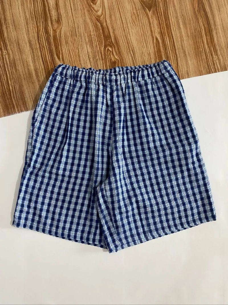 Jorts pants plaidted photo 1