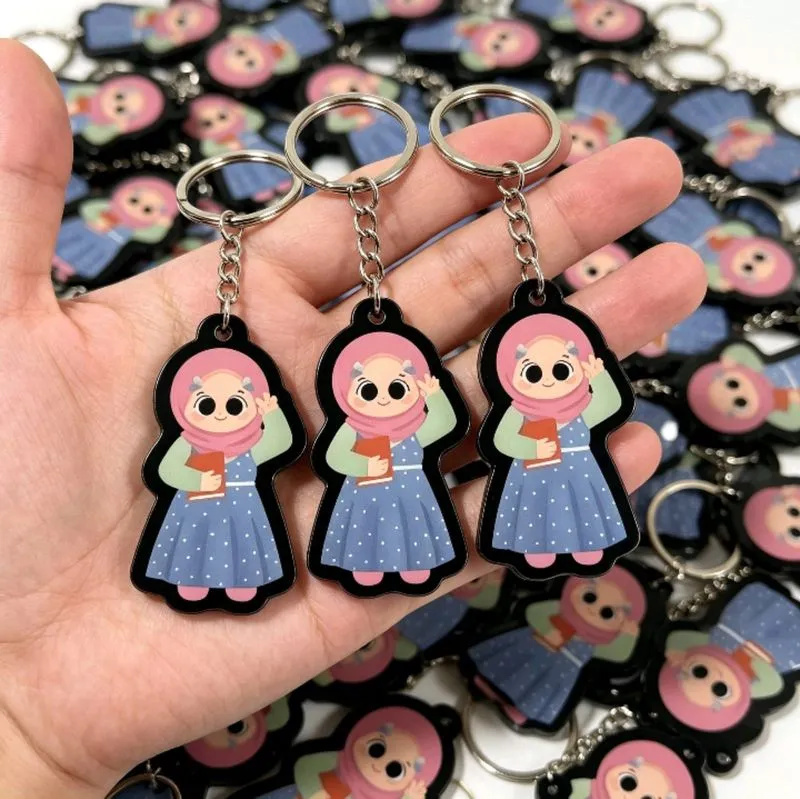 Souvenir Gantungan Kunci Wanita Hijab Isi 50 Pcs photo 1