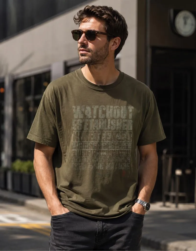 Kaos Watchout Green Army photo 1