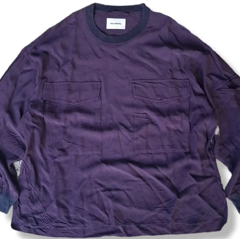 FILLBILL DOUBLE BIG POCKET NAVY LONG SLEEVE | KAOS | GS photo 1