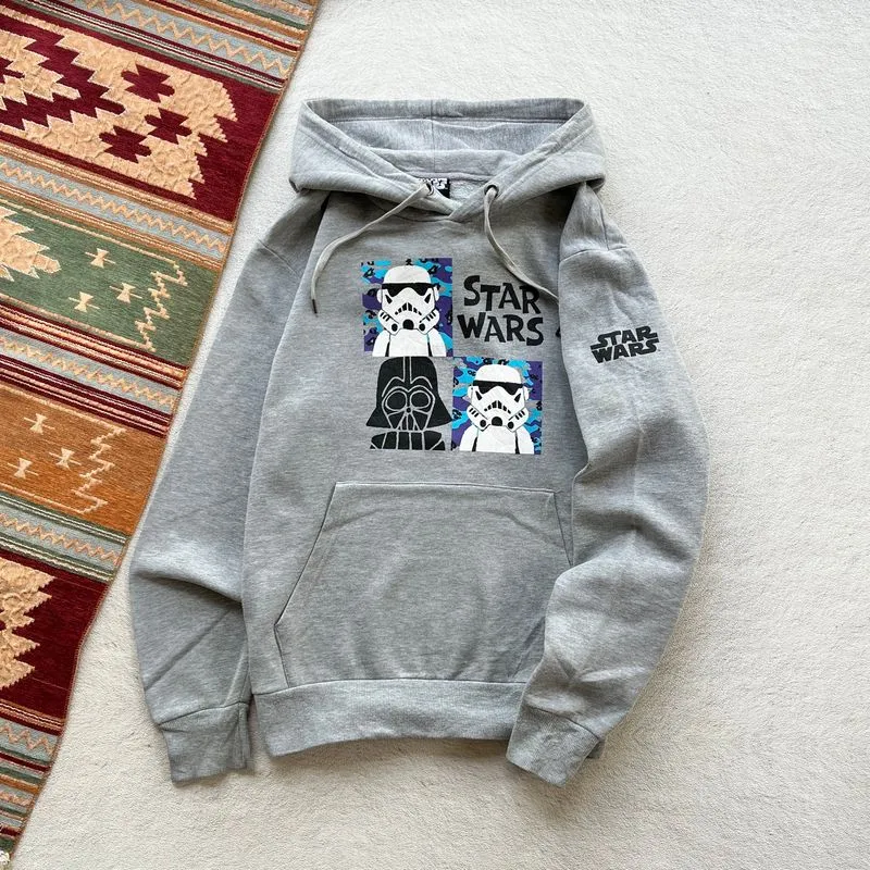 Starwars Icon Logo Grey Hoodie photo 1