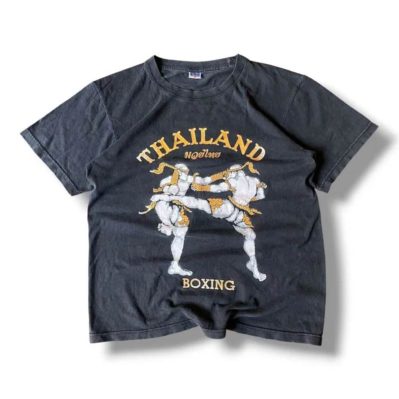 VTG 90s THAILAND BOXING BUILD UP photo 1