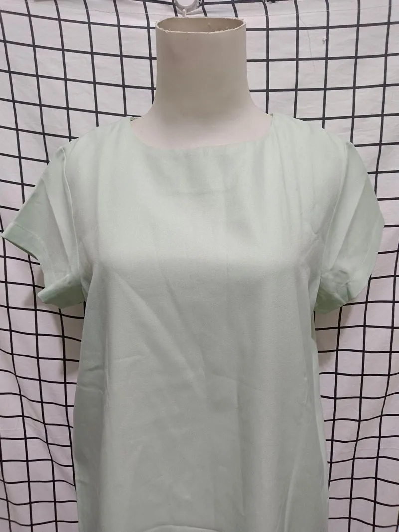 Gaun wanita sage green size XL  photo 1