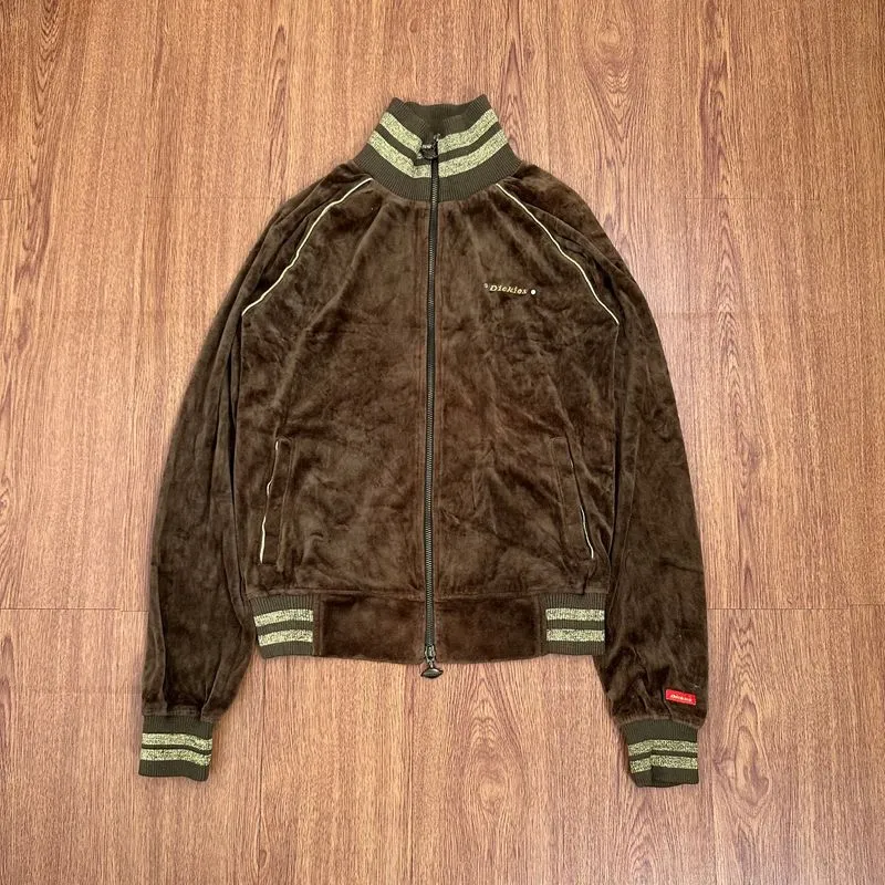 Dickies brown suede tracktop photo 1