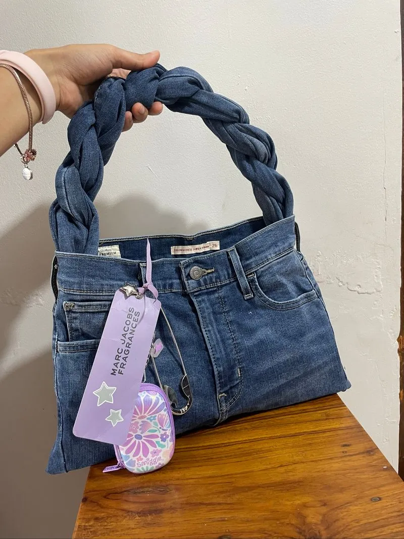 REWORKED BAG FROM LEVI’S ORIGINAL (tote bag y2k tas denim) photo 1