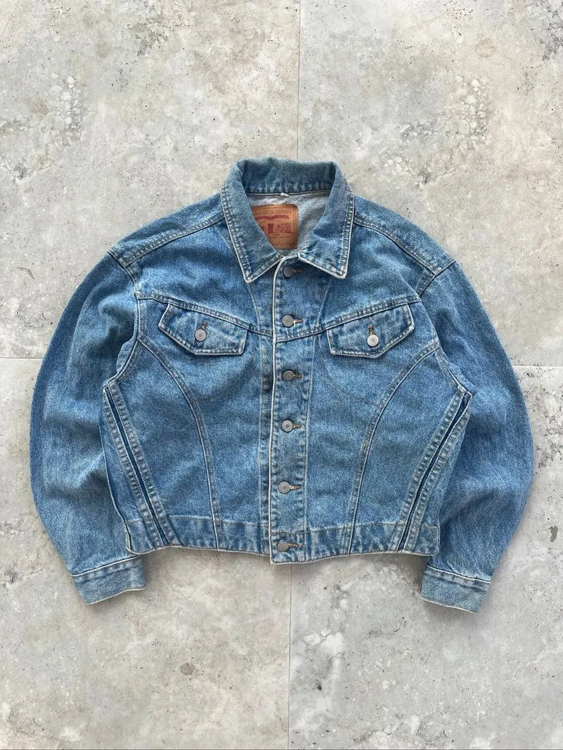 American Jeans Blue Denim Jacket photo 1