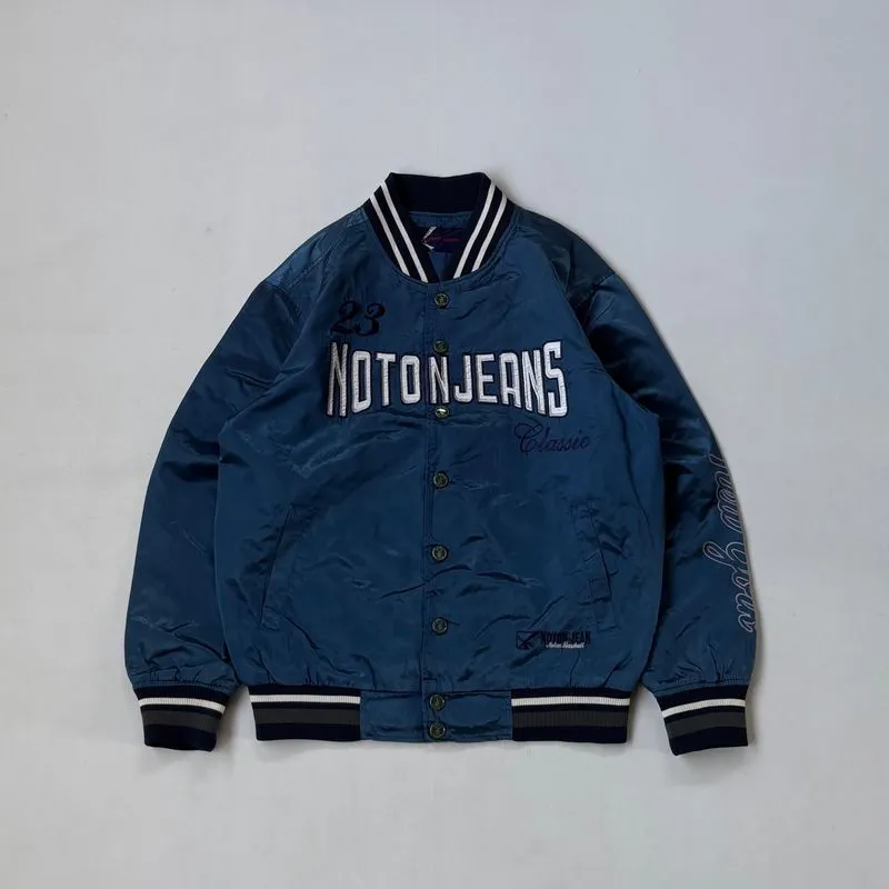 Noton Jeans Varsity Jacket Navy photo 1