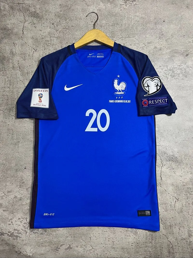 Jersey France Mbappe senior international debut 2017 photo 1