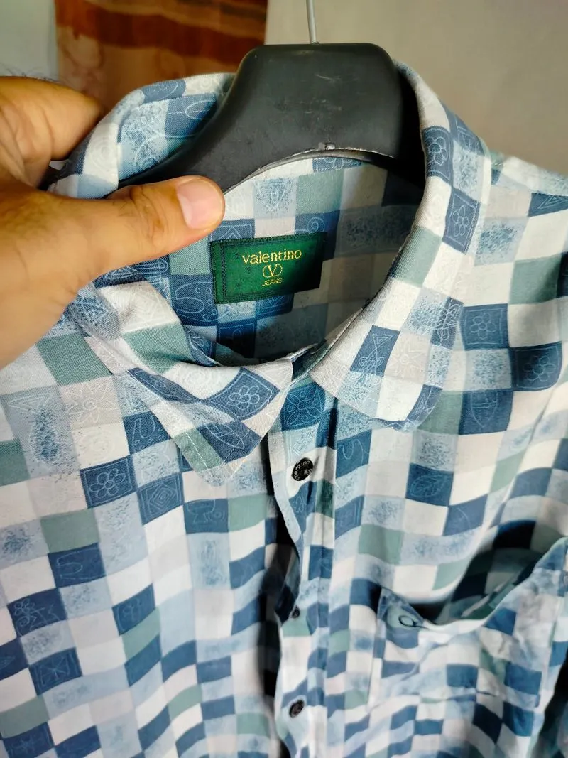 kemeja branded valntn branded viscose size XXXL photo 1