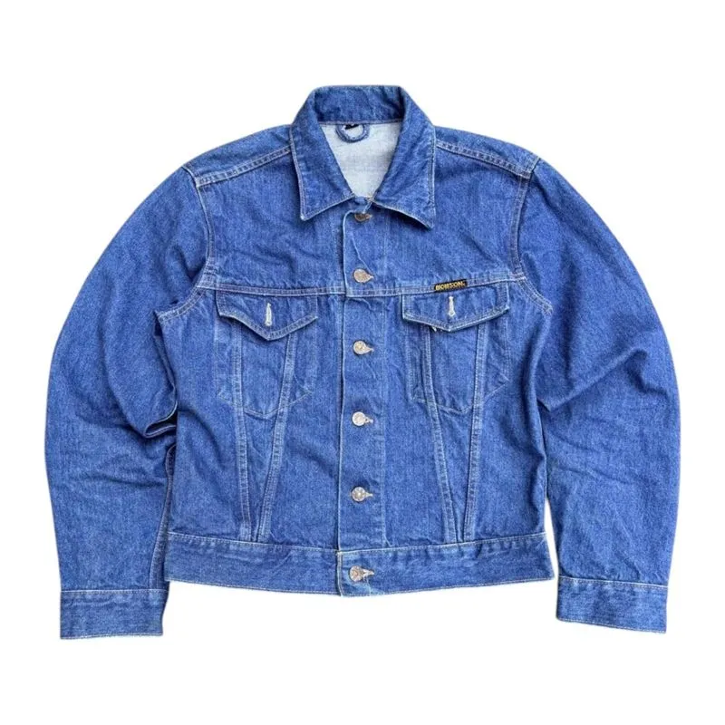 Vintage trucker jeans denim bobson size M/s
 photo 1