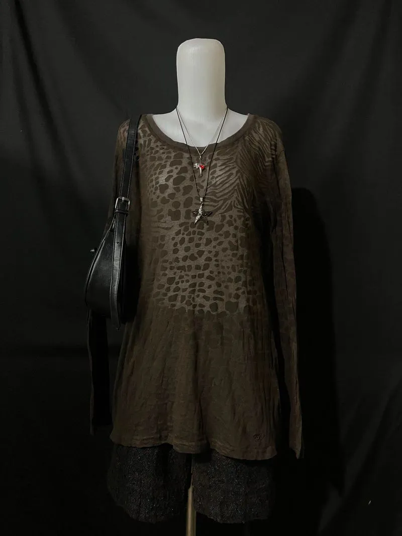 y2k ariat see trough long sleeve  photo 1