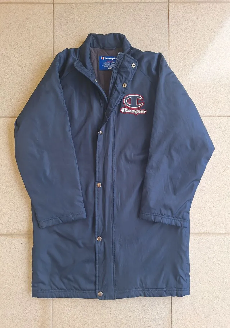 Champion Gorpcore Casual Parka Pria navy photo 1