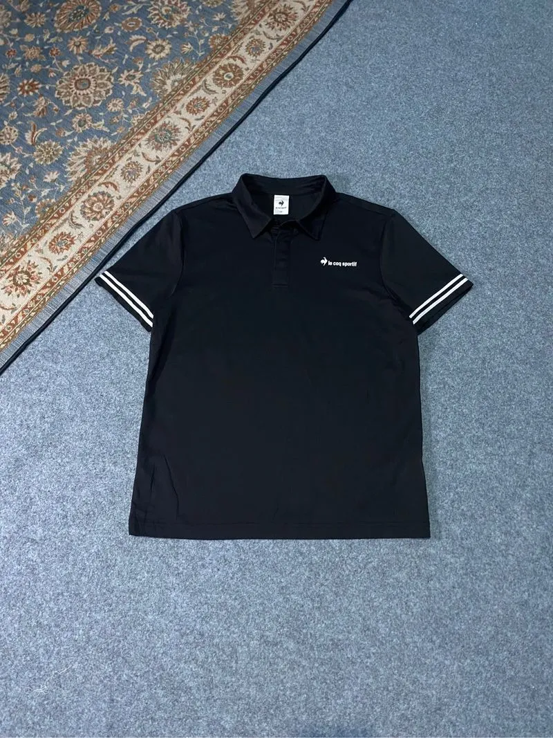 LE COQ SPORTIF GOLF POLO SHIRT -BLACK photo 1