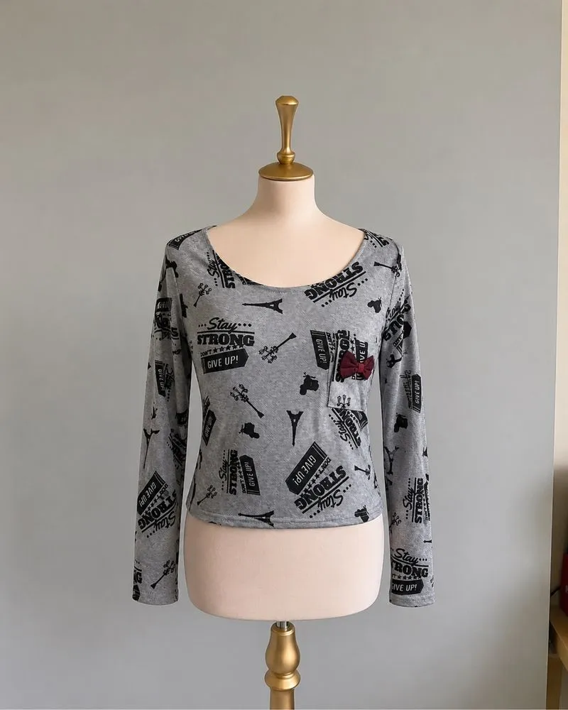 Long Sleeve Tee Grey photo 1