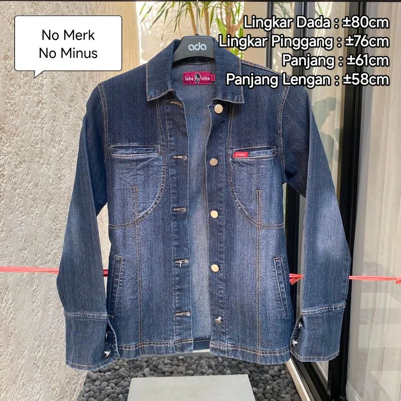 Preloved (Personal Used) Jaket Jeans Denim Wanita photo 1