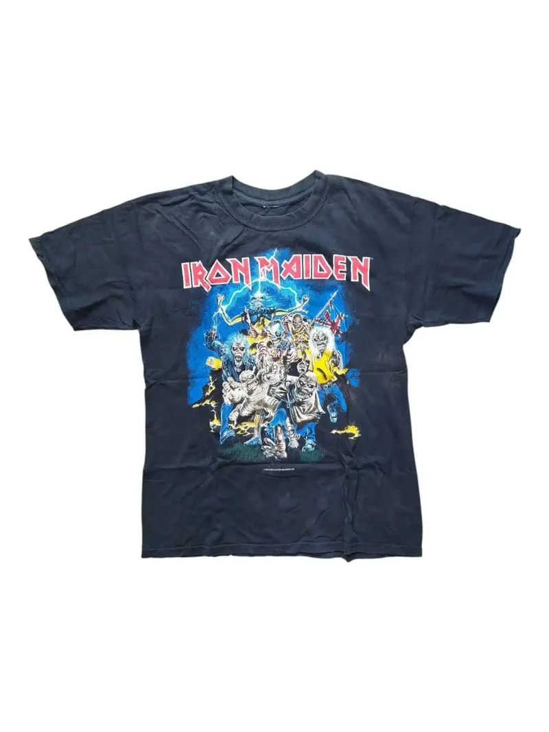 IRON MAIDEN ©2003 - Kaos Band Original Hitam Size L photo 1
