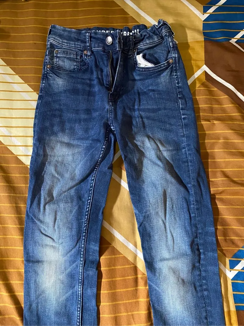 H&M women skinny blue jeans photo 1