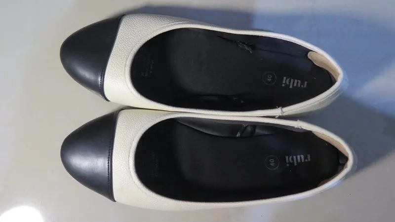 Flatshoes Rubi Black-Ivory photo 1