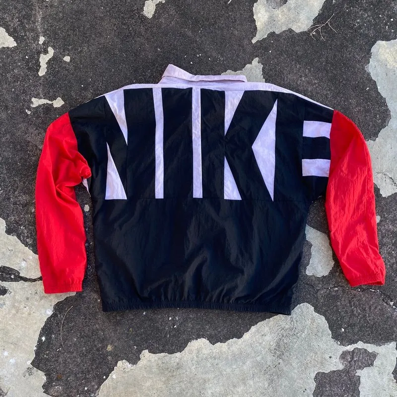 Nike Big SpellOut Logo Colorblock Windbreaker Jacket photo 1