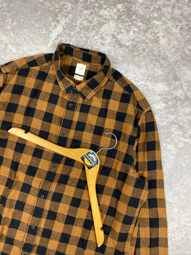 H&M original flannel long shirt photo 1