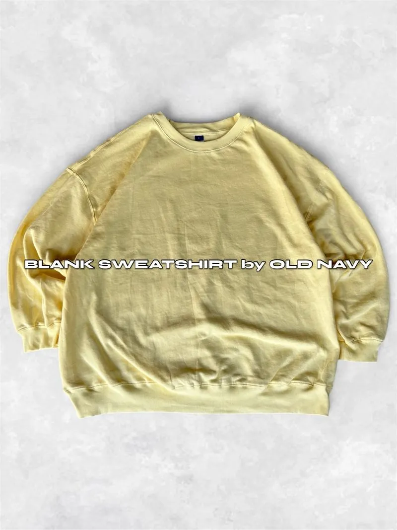 BLANK SWEATSHIRT OLD NAVY photo 1