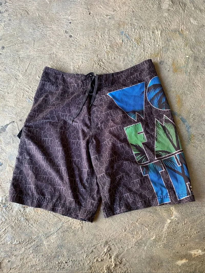 Vintage Billabong Wolfmother Band Y2K Surfing Board Shorts M photo 1