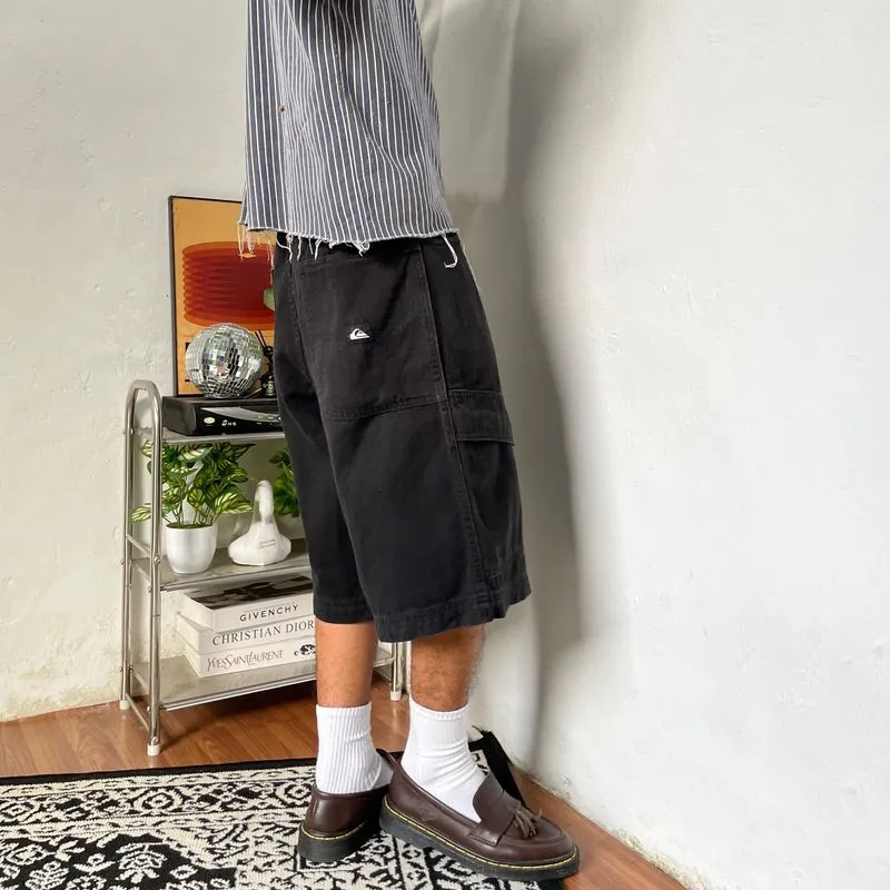 Y2k QuikSilver jorts denim Baggy made in USA photo 1