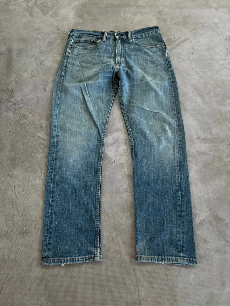 Levi’s 505 blue loose jeans photo 1