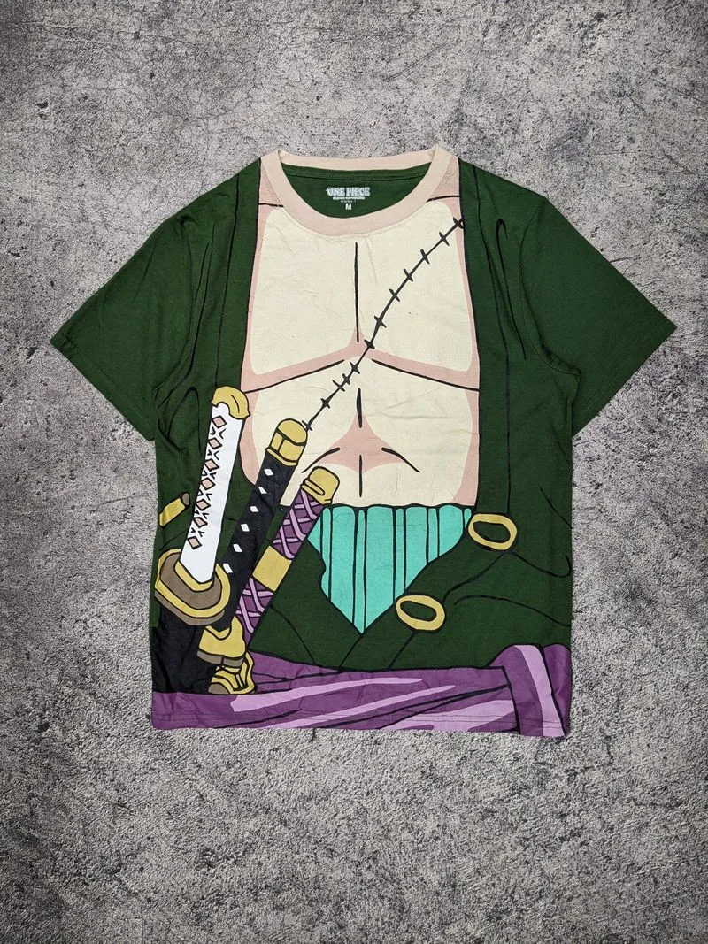One Piece Roronoa Zoro Anime T Shirt  photo 1