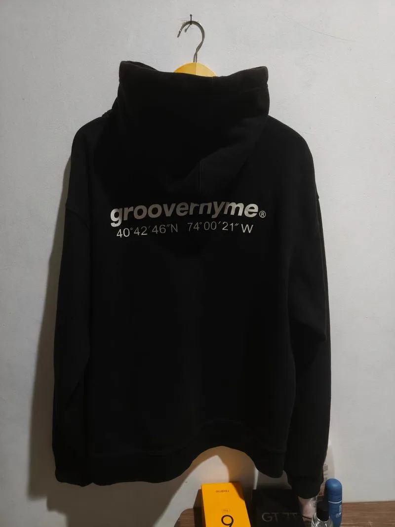 Hoodie Grooverhyme warna hitam photo 1