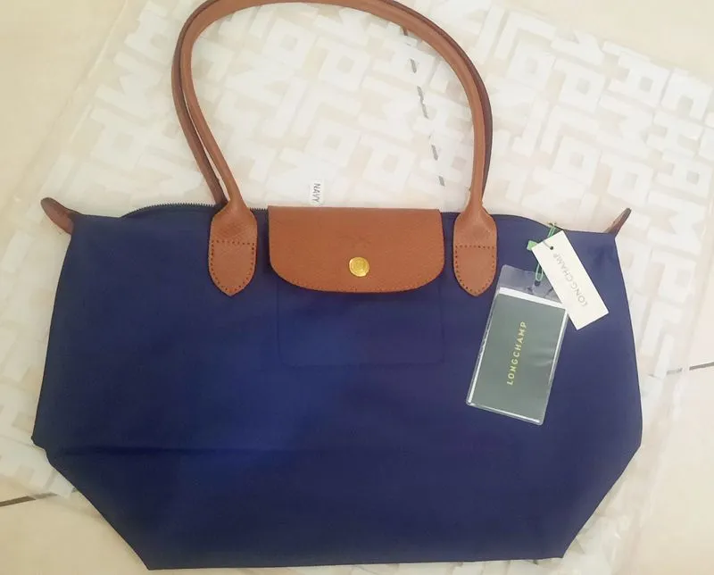 Fast Sale. Long Champ Navy medium long handle. Brand new.  photo 1