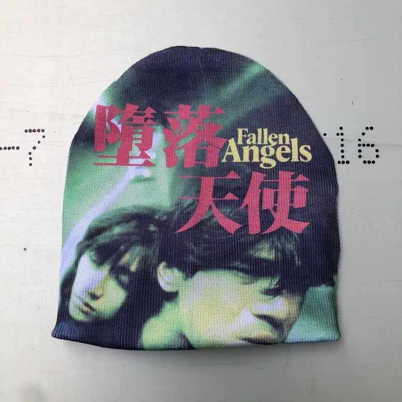 fall beanie hat fallen angels f/b photo 1
