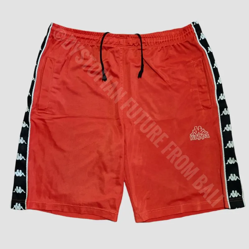 Kappa Side Taped Track Shorts Red/Black photo 1