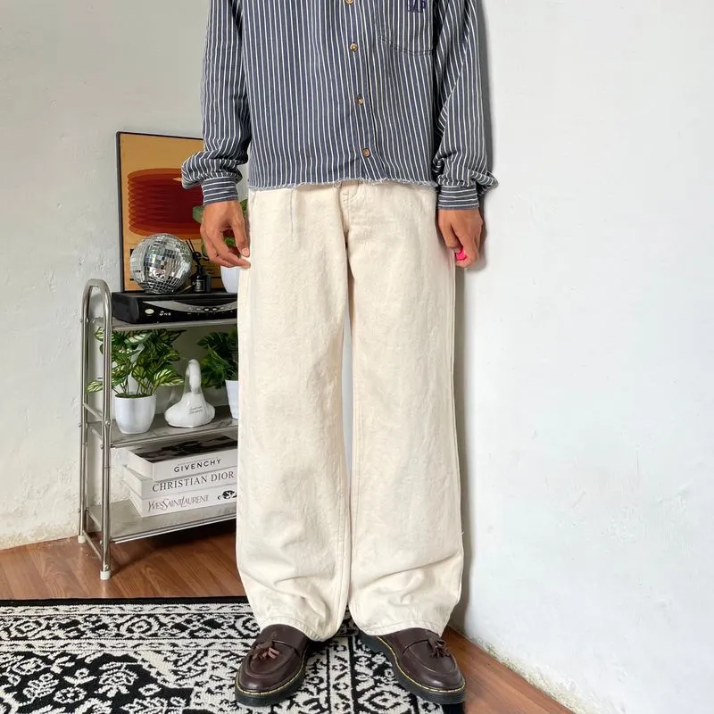 by Seoul Broken white denim Baggy jeans photo 1