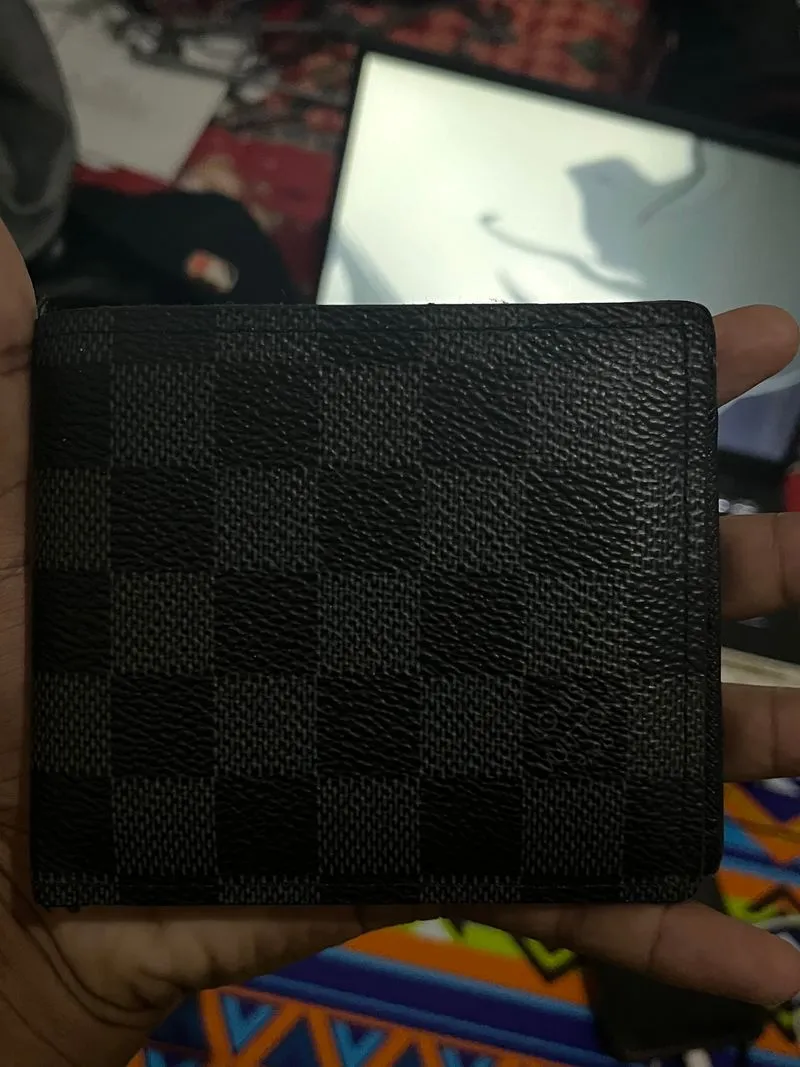 Louis Vuitton Casual Wallet Pria black gray photo 1