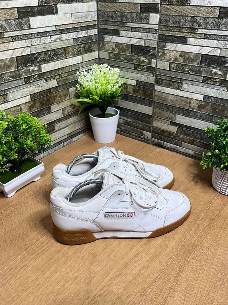 Reebok Vintage Casual Dress shoe Pria white brown photo 1