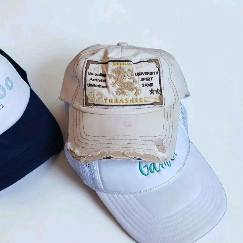 Topi Visor Thrasher Ripped Vtg Cap | Thriftshop photo 1