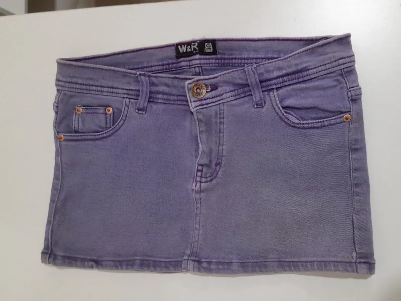 Mini skirts warna keunguan photo 1