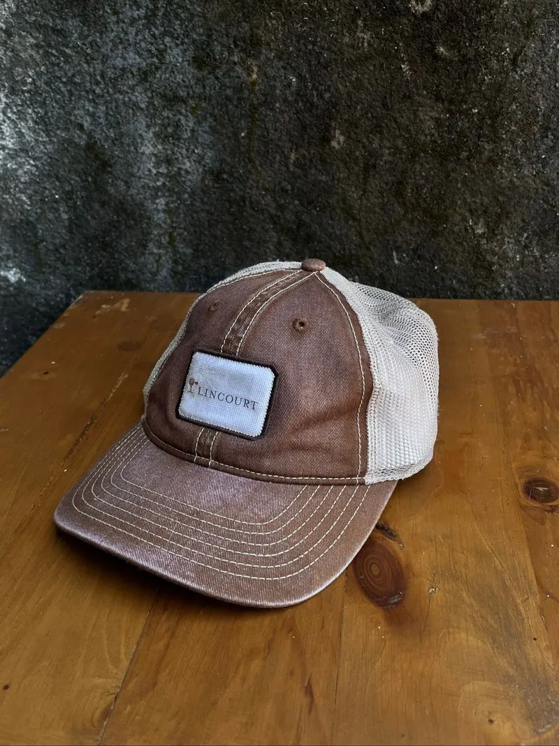 Topi trucker brown photo 1